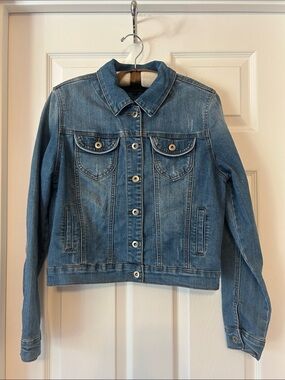 Classic Blue Denim Jacket - Women's Jean Jacket